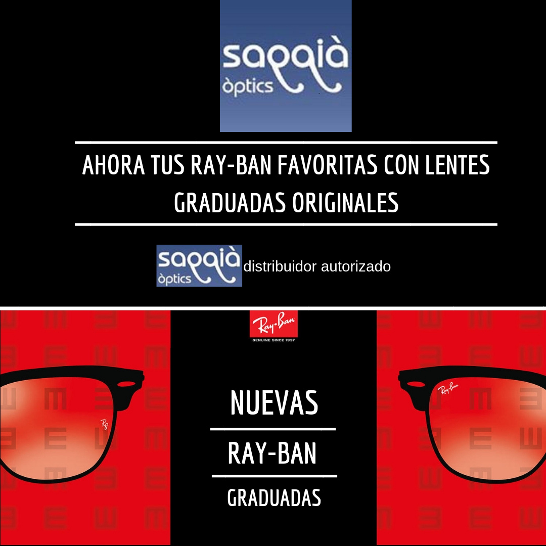 2×1 en Rayban graduado